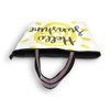 Beach Bag Hello Sunshine Partern Large Tote Top Handle Shoulder