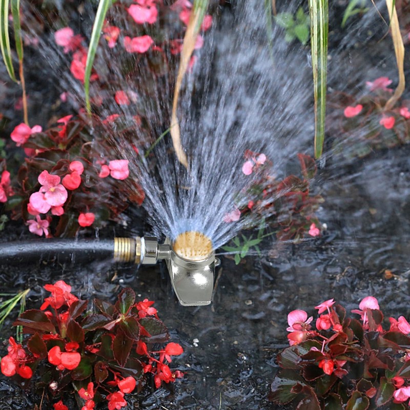 Metal Spot Sprinkler, 360 Degree Square Circle Pattern Sprinkler with
