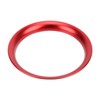 4pcs Air Vent Outlet Rings Cover Trim Red Decoration Replacement