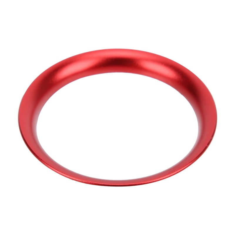 4pcs Air Vent Outlet Rings Cover Trim Red Decoration Replacement