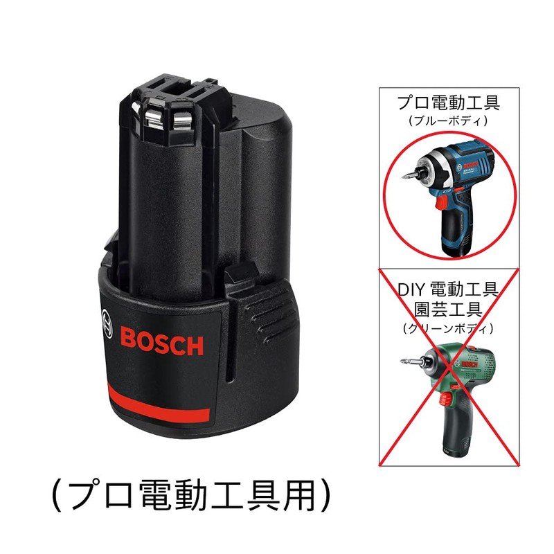 Bosch Professional(ボッシュ) 10.8V3.0Ahリチウムイオンバッテリー GBA10.8V3.0Ah