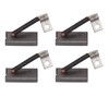 KIMISS 4 Pcs New Starter Brush Kit 81‑81200 Metal ABS
