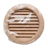 La Ventilazione LGRS125F Ventilation Grille Round Beech Wood for Installation