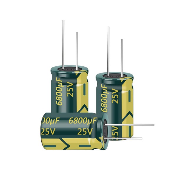 PENGLIN 5pcs Electrolytic Capacitors Aluminum Electrolytic Capacitors 25V 6800UF 105℃