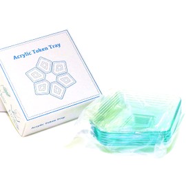 Acrylic Tone Trays Board Game Card Game Accessories 6 per Set