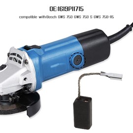 EMSea 1 Pair E64 Motor Carbon Brushes 15 x 8 x 5 mm 1619P11715 Compatible with Bosch GWS 750 GWS 750 S GWS 750-115 Angle Grinder Accessories