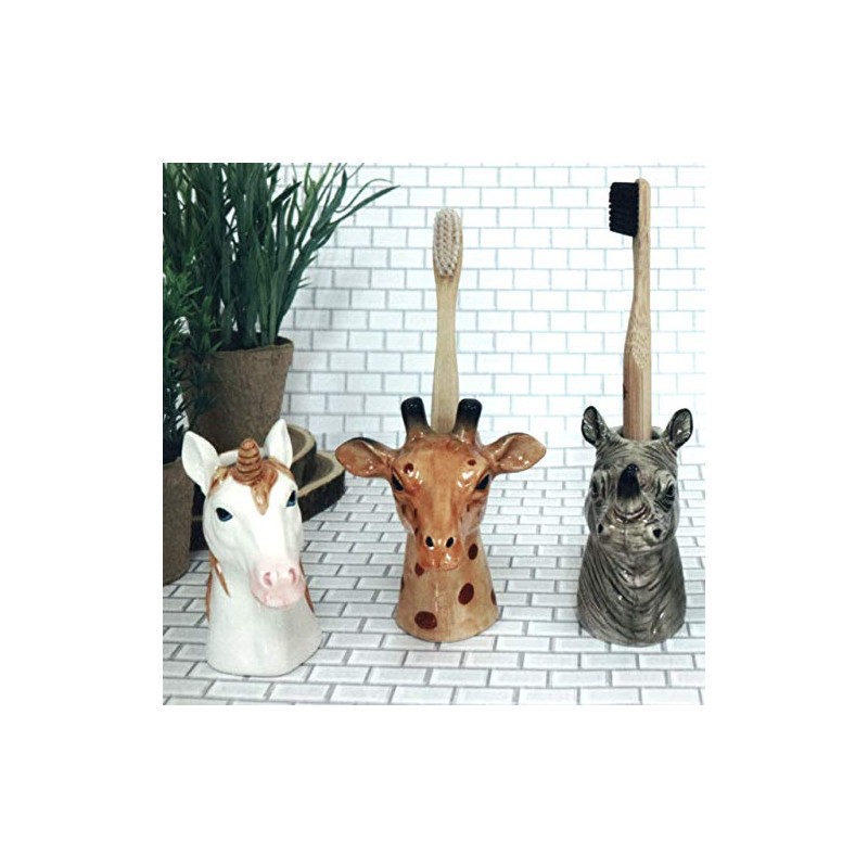 Global Arrow Animal Tooth Brush Holder Unicorn Size: Approx. 0.5