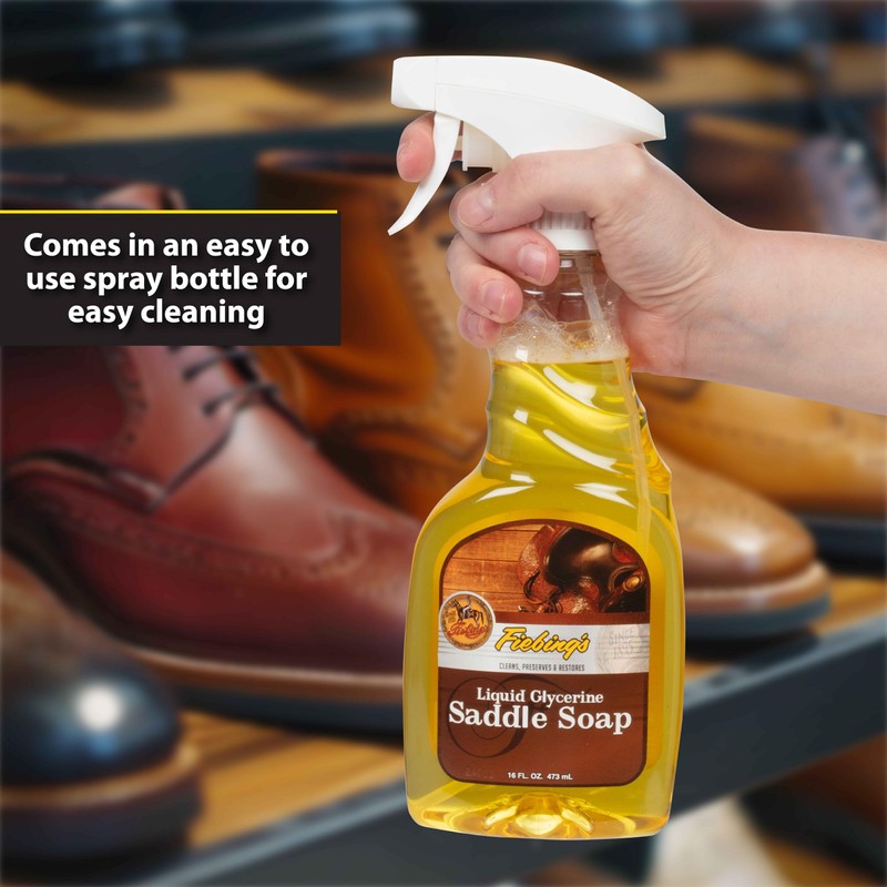 Fiebing's Tack Cleaner - Liquid Glycerine Saddle Soap for Leather