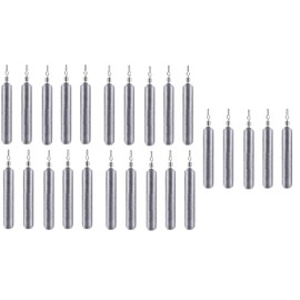 Behr Dropshot Leads Set of 25 4.7, 10, 14, 18, 25, 35 g Long + Free Fishing Scissors (25 grams)