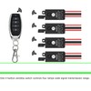 dstfuy 12 V Radio Switch, 4 Channel Mini Radio Switch
