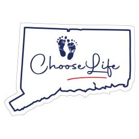 Connecticut Sticker Pro-Life Sticker