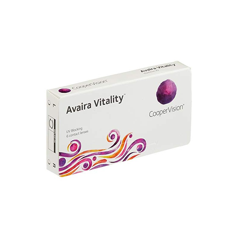 Coopervision Avaira Vitality spheric, Monatslinsen weich, 6 Stück / BC