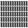 120 Pcs Black Gutter Hooks, Reusable Plastic S Gutter Clips