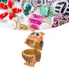 Owl Trinket Box Cute Appearance Brown Metal Jewelry Box for