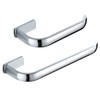 Flybath 2pc Bathroom Accessories Set - Towel Ring and Toilet