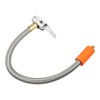 X AUTOHAUX Flexible Tire Inflator Hose Adapter M6 Thread Size