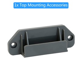 WOMHOM Retractable Baby & Dog Gate Accessories (Grey) - Full Set Mounting Kit with Brackets, Latches, Screws - Replacement Parts for WOMHOM Gates