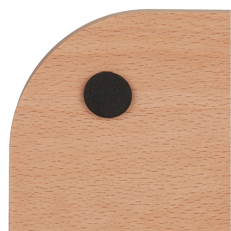Relaxdays Standing Kitchen Roll Holder, Beech Wood, H x W