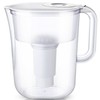 10-Cup Water Filter Pitcher with 5 Water Filters & Electronic