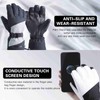 Ski Gloves Snow Gloves Mens Womens Waterproof & Windproof Touchscreen