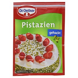 Dr. Oetker Pistachios Chopped, 25 g, Crushed Pistachios, Elegant Ingredient for Baking and Decorating Cakes, Cakes & Desserts, Ready to Eat, Vegan