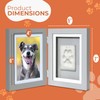 Better World Pets Paw Print + Photo Keepsake Frame Holds
