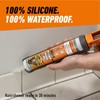 Gorilla Waterproof Caulk & Seal Silicone Sealant, 10oz Cartridge (Pack