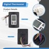 9330A3341 9-Series Digital Thermostat Compatible with Coleman 12V, Black, Suitable