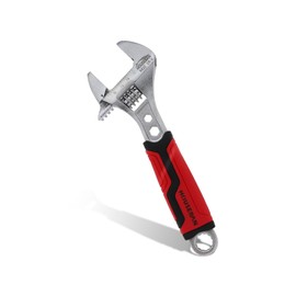 HOUSERAN Monkey Wrench, 6.3 inches (16 cm), Spanner, Maximum Opening 1.0 inches (25 mm), Small, Versatile Wrench, Hexagonal Compatible, Includes Memory, CR-V Steel, Anti-Slip Grip, Lightweight, Tool