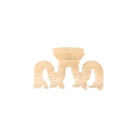 invisibobble Clipstar Eclipse - Juego de 2 horquillas para el pelo, extragrandes para cabello grueso y rizado, diseño atemporal en color negro nude, a