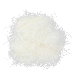 Operitacx Pack of 3 Crinkle Paper Tipped Tissue Paper Filling Ruffle Basket Lafit Grass Paper Grass Paper for Gift Wrapping Raffia Shredded Paper Decorate Gift Box Filler White