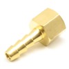AHFMANG 10PCS Brass Hose Barb Fitting 3/16" Barb x 1/8"