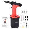 GRYVOZE Pneumatic Rivet Gun Air Pop Riveter Tool Kit with