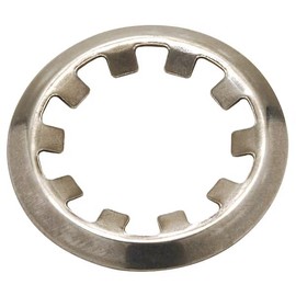 External Self-Locking Push-On Retaining Ring, Stainless Steel Plain Finish, 3/8 in Shaft Dia, 5 PK, Mfr: TX-37SS-A