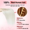 Flufymooz Real Human Hair Toppers for women, 10 Inch Clip