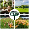 CDREPELUU 4 Pack 2025 Solar Animal Repeller Deer Repellent Devices