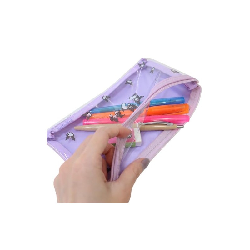 Kuromi Sanrio Clear Flat Pouch 575199