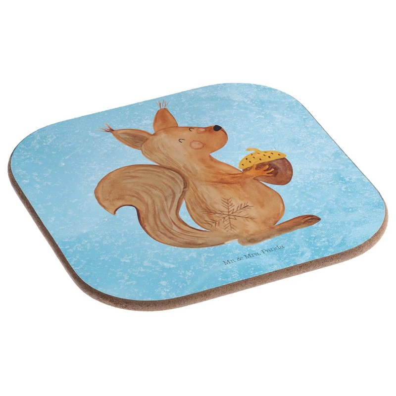 Mr. & Mrs. Panda Coasters Squirrel Christmas Time - Gift,
