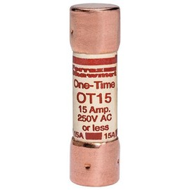 OT15 OT15, 15A, 250V AC, General Purpose, Ferrule Fuse (1EA)