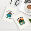 2 Pcs Funny Cat Spiral Notebook, Inspirational Encouragement Gifts for