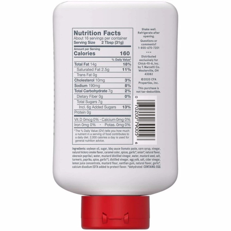 Chick-Fil-A Dipping Sauce Squeeze Bottle 16oz