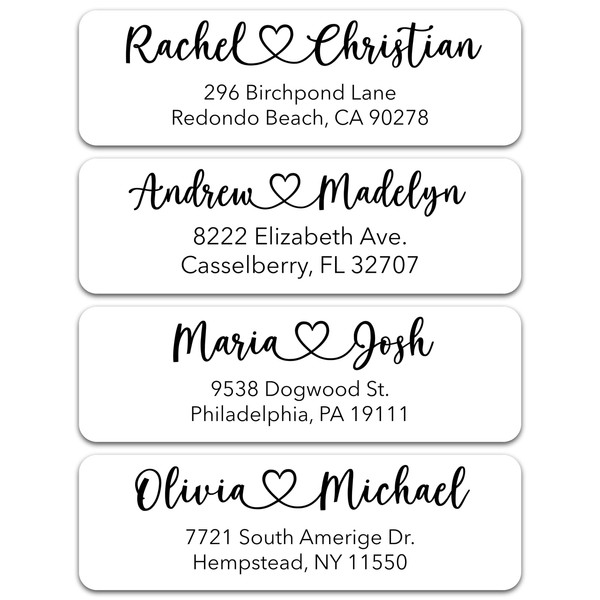 Personalized Return Address Labels - Custom Address Stickers on Sheets