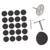 Healeved 5sets Dead Skin Polishing Tools Sandpaper Discs for Manicure