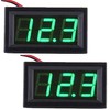 Wave 2 Pcs Voltmeter DC Voltage Panel 0.56″ LED Display
