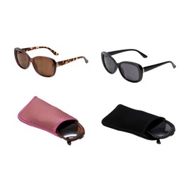 Calabria Sophia 2 Pack BiFocal Sunglasses +2.50 Brown Crystal Tortoise/Gloss Black Women Fashion Reading Sun Glasses Readers