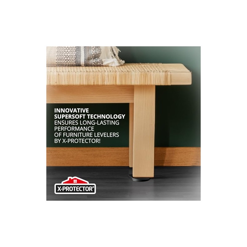 X-Protector - Niveladores de muebles - 30 piezas de 2