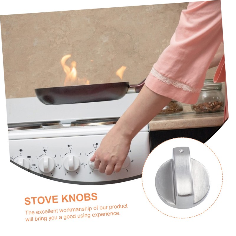 Tofficu Burner Control Knobs 4pcs Replacement Stove Knobs for Electric