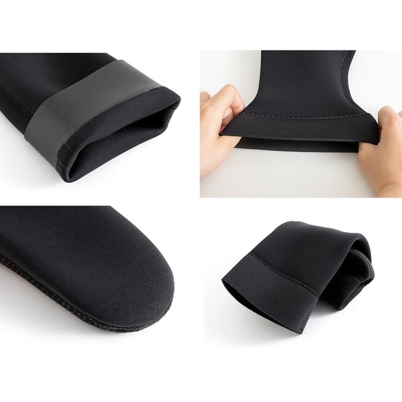 1 Pair 3mm Neoprene Socks Unisex Long Thick Diving Socks