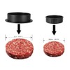 Burger Press with 100 Wax Paper Sheets, 3 in 1