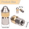 Tip Rotating Pipe Cleaning Nozzle, Pipe Cleaning Nozzle Rotating Stainless
